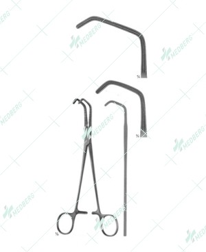 De Bakey Back Clamps, 205 mm