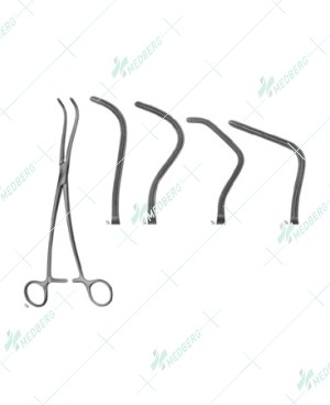 De Bakey Harken Clamps, 255 mm