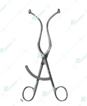 De Lee Obstetrics Instrument, graduated on centimeters and inches