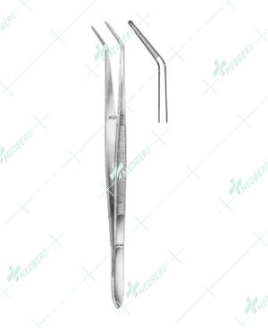 Dental Tweezers, Flagg Serrated, 16 cm