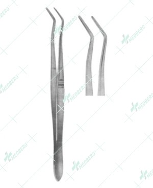 Dental Tweezers, Meriam Serrated, 16 cm
