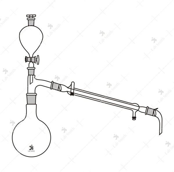 Distillation Apparatus, consists of R.B. Flask 500 ml,