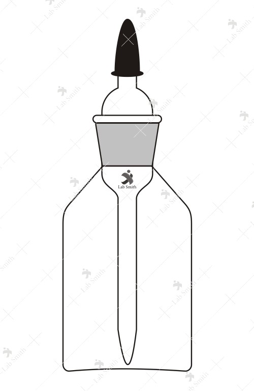 Dropping Bottles, fitted with interchangeable stopper and rubber teat.