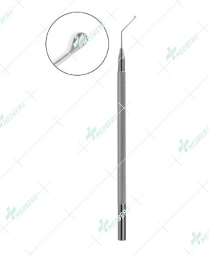 Drysdale Nucleus Manipulator, paddle shaped tip