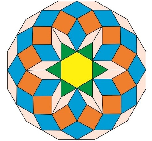 Educational Pattern Blocks For Mathematics