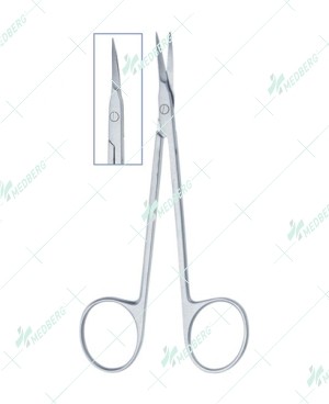Extra Thin Micro Iris Scissor, Curved, 11cm