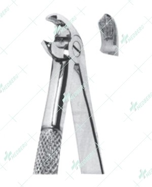 Extracting Forceps - Mead Pattern, Lower molars with serrated tips
