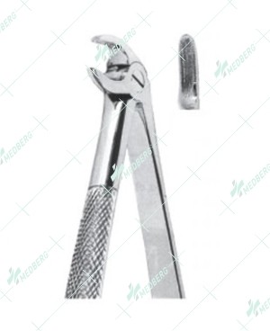 Extracting Forceps – English Pattern, S Lower roots with serrated tips