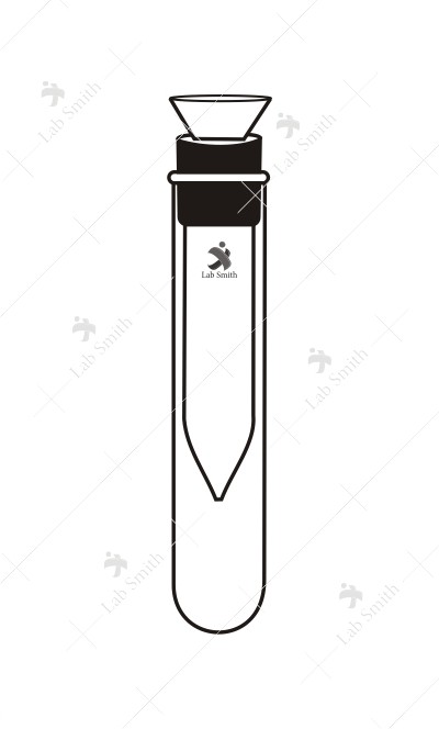 Filter Tube, Test Tube 75 x 10 mm. with 55 x 7 mm. filter tube.