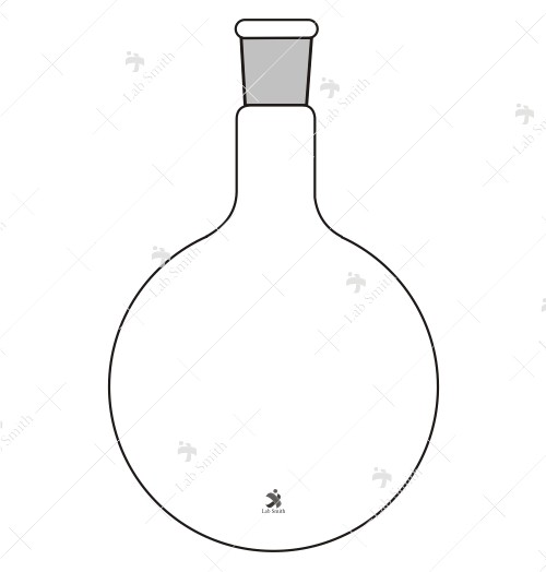  Borosilicate Glass Flask Round Bottom Short or Medium Neck with Socket Manufacturer in India