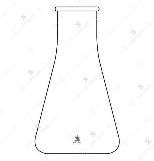 Flasks Erlenmeyer, Conical, Wide Mouth.