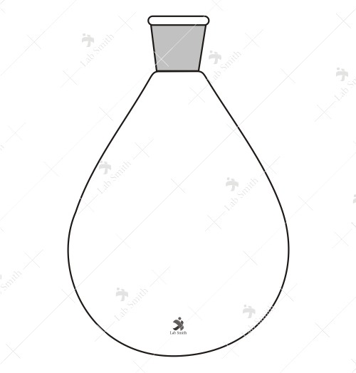 Flasks Pear Shape, Suitable for Rotary Evaporators with Ground socket