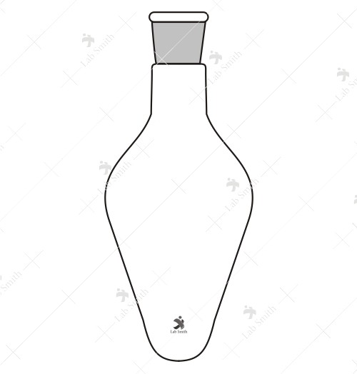 Flasks Pear Shaped, Single neck.