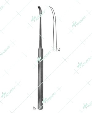 Freer Chisel, Curved, 160 mm