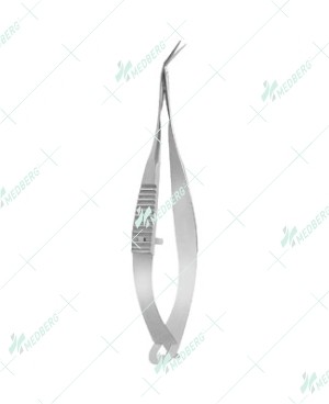 Gills-Vannas Capsulotomy Scissors, 7mm long blades, angled forward