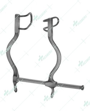 Gosset Retractor, blades 55 mm deep, 200 mm