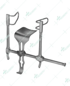 Gosset Retractor, Lateral blades 58 mm deep, 200 mm