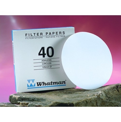 Grade 40 Ashless Filter Paper for Pollution Analysis