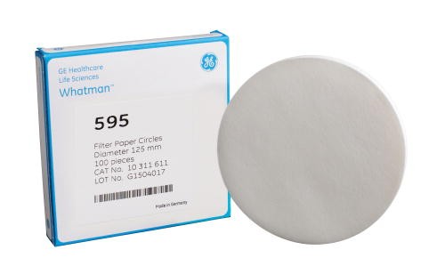 Grade 595 ½ Qualitative Filter Paper Folded (Prepleated)