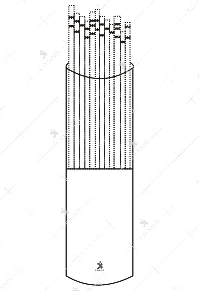 Graduated Micro Capillary Pipettes, without colour coded and single mark.