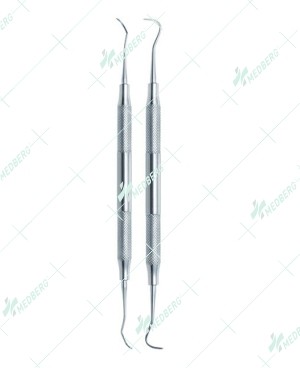 H7H7 & 204 SD Titanium Curettes Set of 2