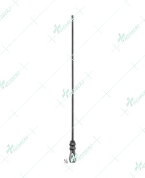 Hajek lrrigating Cannula Silver, 165 mm
