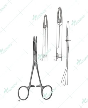 Hegar-Olsen Needle Holder, 140 mm