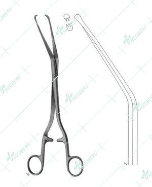 Herff Puncturing Forceps, 225 mm