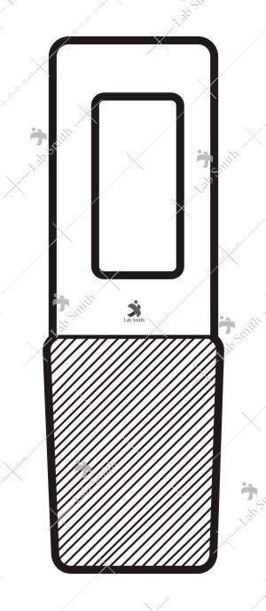 Hollow Blown Stoppers, Transparent