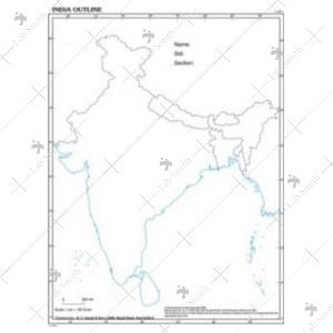 India Outline Map