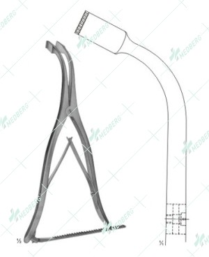 Inge Retractor, Blunt, 275 mm