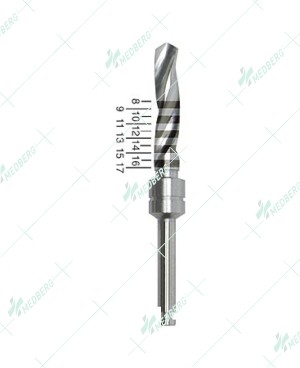 Irrigated Tri-Spade Intermediate Twist Drill, 3.30mm Tip