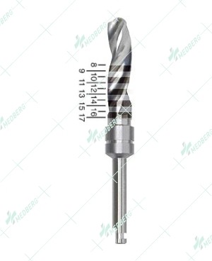 Irrigated Tri-Spade Intermediate Twist Drill, 4.00mm Tip