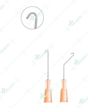 J-Shaped Cannula, Straight, 25 gauge