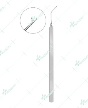 Jaffe-Maltzman Lens Manipulating Hook, angled