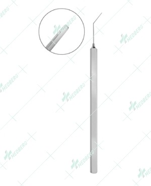 Jaffe Lens Spatula, flat, 0.5mm wide