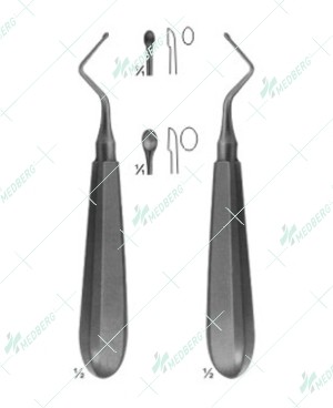 Kerpel Bone Curettes, 145 mm