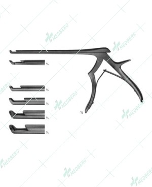 Kerrison-Jacoby Bone Punches, upwards cutting, 140 mm