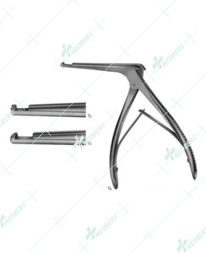 Kerrison Bone Punches, upwards cutting, 85 mm