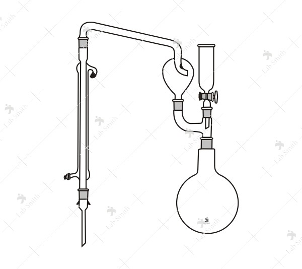 Kjedahl Distillation Assembly, consists of R.B. Flask 1000 ml.,