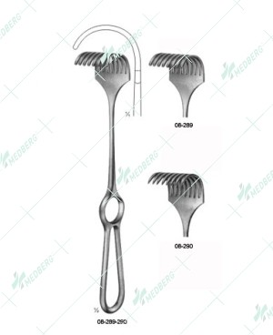 Korte Retractors, 240 mm