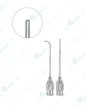 Lacrimal Cannula, Malleable Tip 23 gauge, Straight & Curved