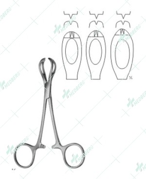 Lane Abdominal Intestinal Instrument, 130 mm