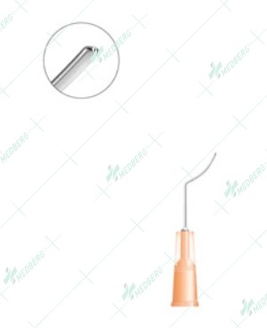 Lasik Cannula, formed at 9mm flattened sterile, disposable, 25 gauge