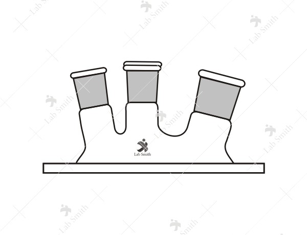 Lids For Reaction Flasks, Flat flange 100 mm. I.D., 150 mm. O.D., with Sockets.
