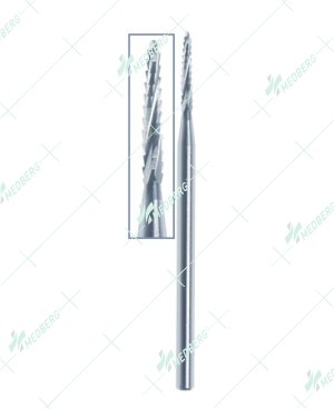 Lindemann Side Cutting Bur-HP, Straight Handpiece, 44mm Long