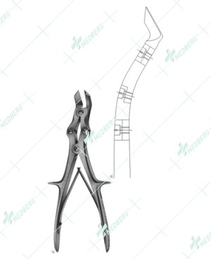 Liston-Key-Horsley Bone Cutting Forceps, 255 mm