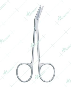 Littauer Angled Suture Removal Scissors, Hooked End, 11.5cm