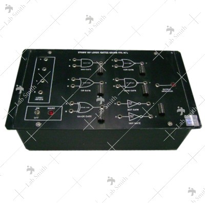 Logic Gates Using Six Ttl Ics 6 In 1 A