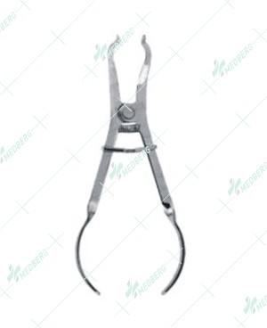 Lvory Rubber Dam Clamp Forceps, light weight, 170 mm